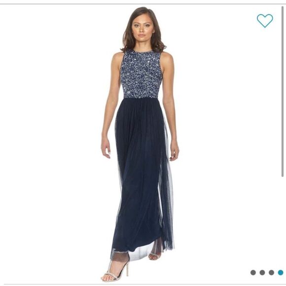 Lace & Beads Dresses & Skirts - NWT Lace & Beads Embellished Bodice Evening Dress